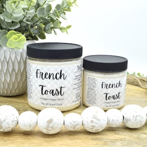 French Toast Whipped Sugar Scrub | Scented Sugar Whipped Soap | Bath and Body | Self Care | Foaming Sugar Scrub | Body Scrub