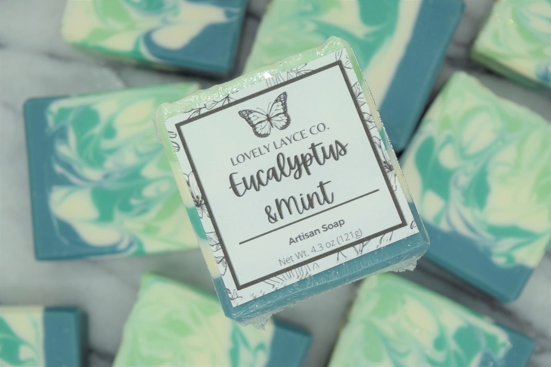 Eucalyptus and Mint Handmade Soap Bar - Etsy