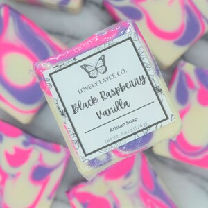 Black Raspberry Vanilla Handmade Soap