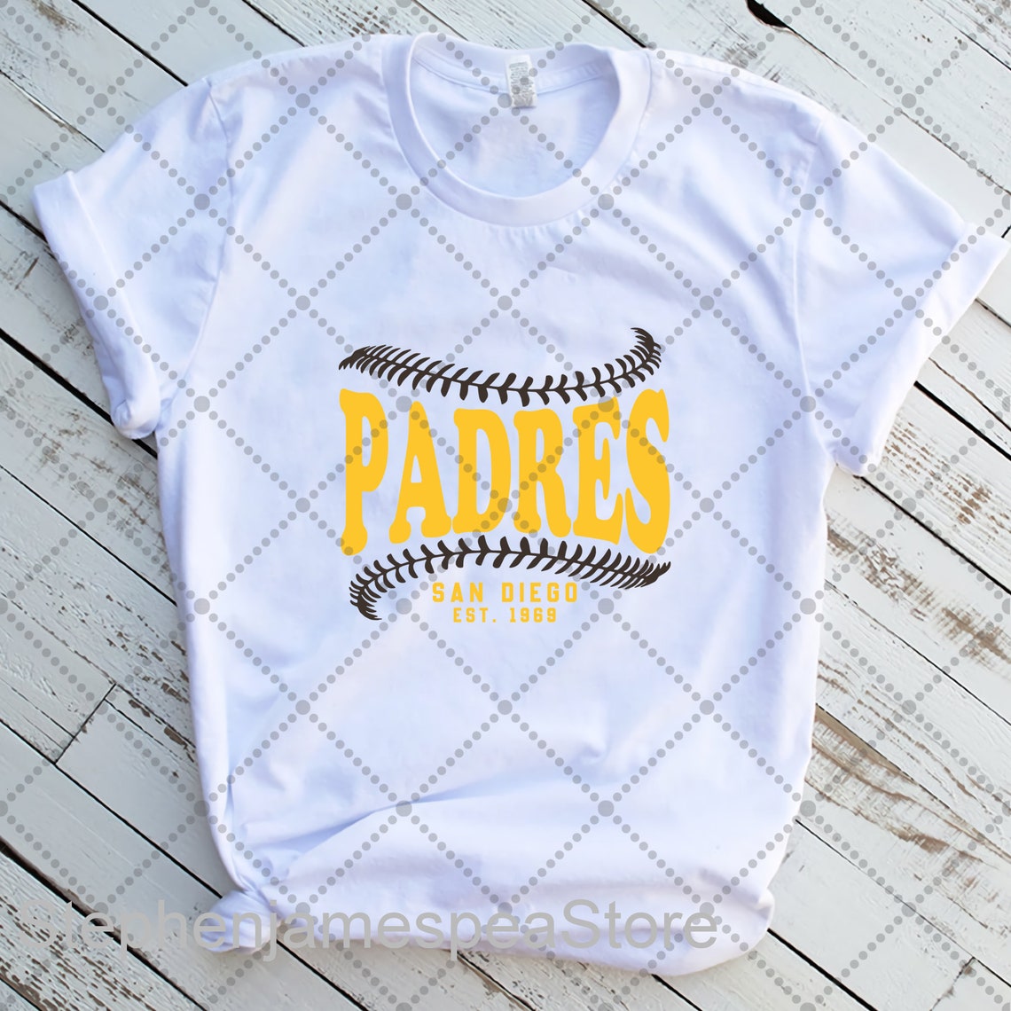 Padres Baseball Team EST 1969 Shirt Padres Shirt Love Padres Etsy