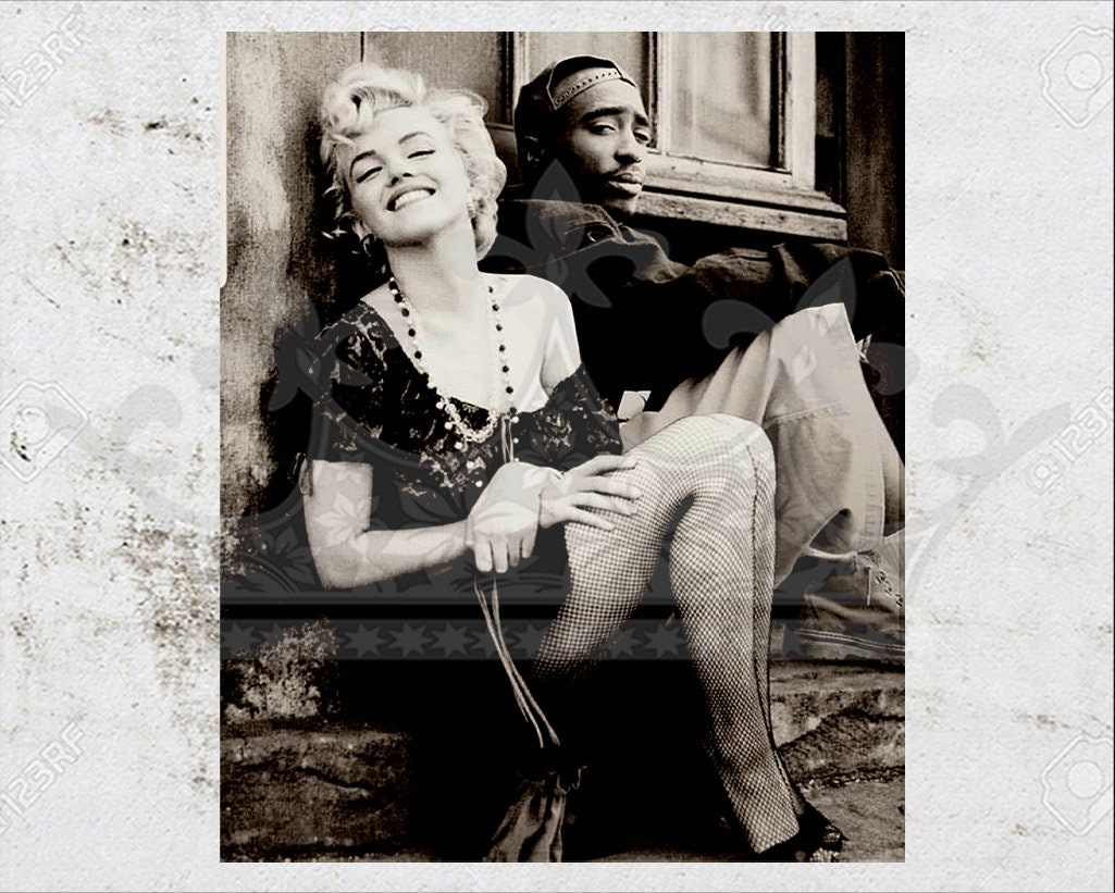 Marilyn Monroe Tupac Marilyn Monroe PNG File Digital Etsy