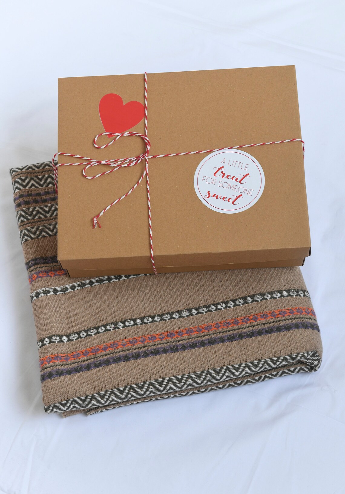 Blanket throw valentine's day gift gift for her wool Etsy