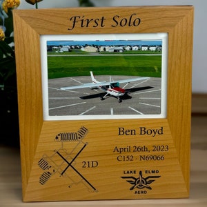 First Solo Plaque