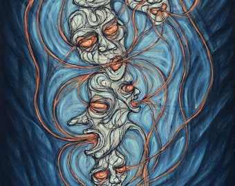 Smoke Totem Speaks - Art Print