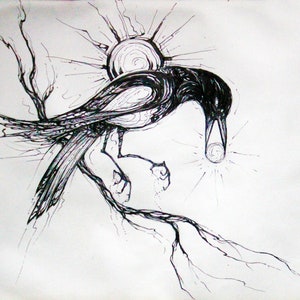 Mr Magpie - Art Print & Original