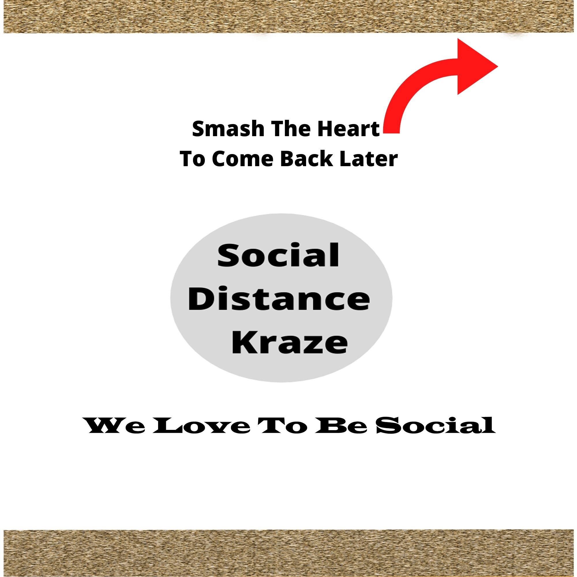 The New Norm 6 Feet Apart Social Distancing Humor Sign Digital Download