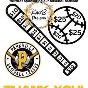 color my baseball fundraiser