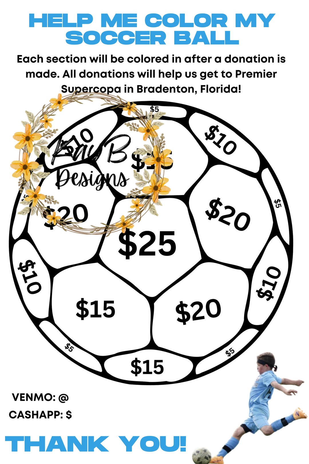 Custom Color My Soccer Ball - Digital Download - Etsy