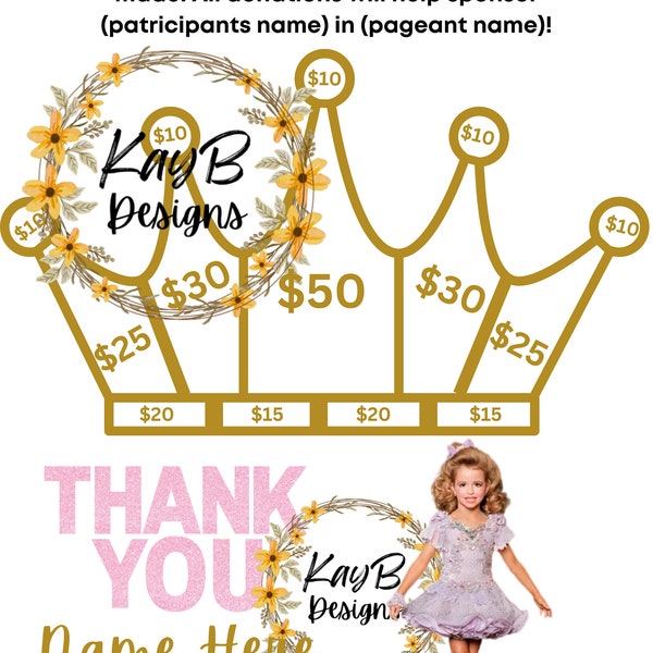 Color My pageant Crown Fundraiser