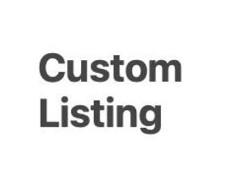 CUSTOM - Angebot für Annie G