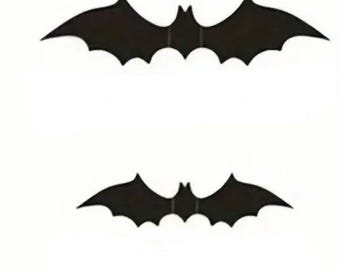 Bat Car Sticker, Halloween Decal, Spider Web Car Sticker, Creepy Vinyl Sticker for Laptop, Window, Truck, SUV, Spooky Gothic Car Accessory