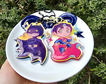 Super Bat Rainbow Charms