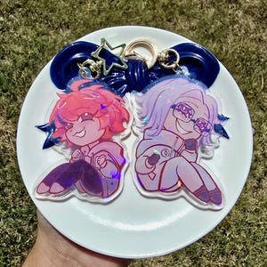 Hundred Line Acrylic Charms