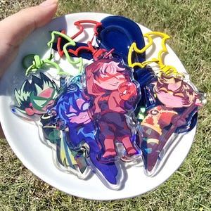 Batboys Acrylic Charms