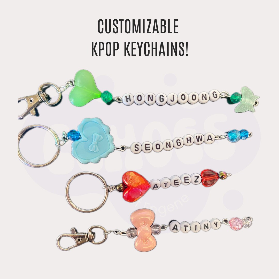 Idol Keychains KPOP Idol Keychain, Enhypen, Ateez, BTS - Etsy