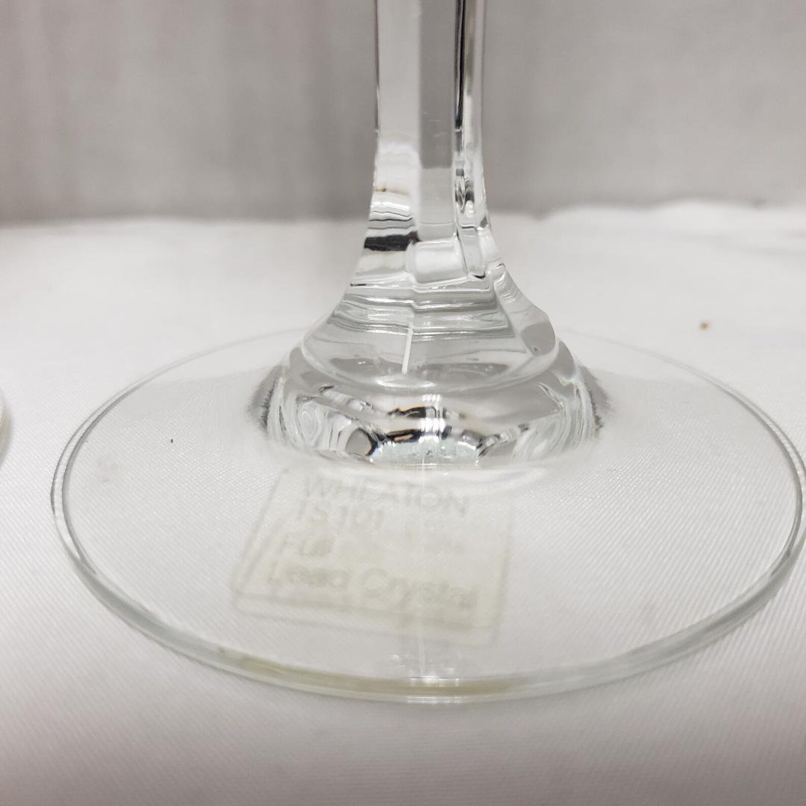 Vintage 1980s Mikasa Full Lead Crystal Fluted Stemware 9 Etsy