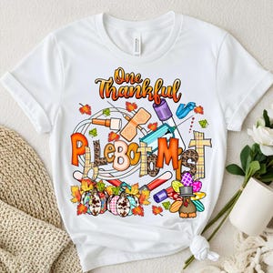 Ein dankbarer Phlebotomist PNG: Thanksgiving Phlebotomist PNG, Thanksgiving Phlebotomist PNG, Thanksgiving Phlebotomie PNG T-Shirt DTF Druck