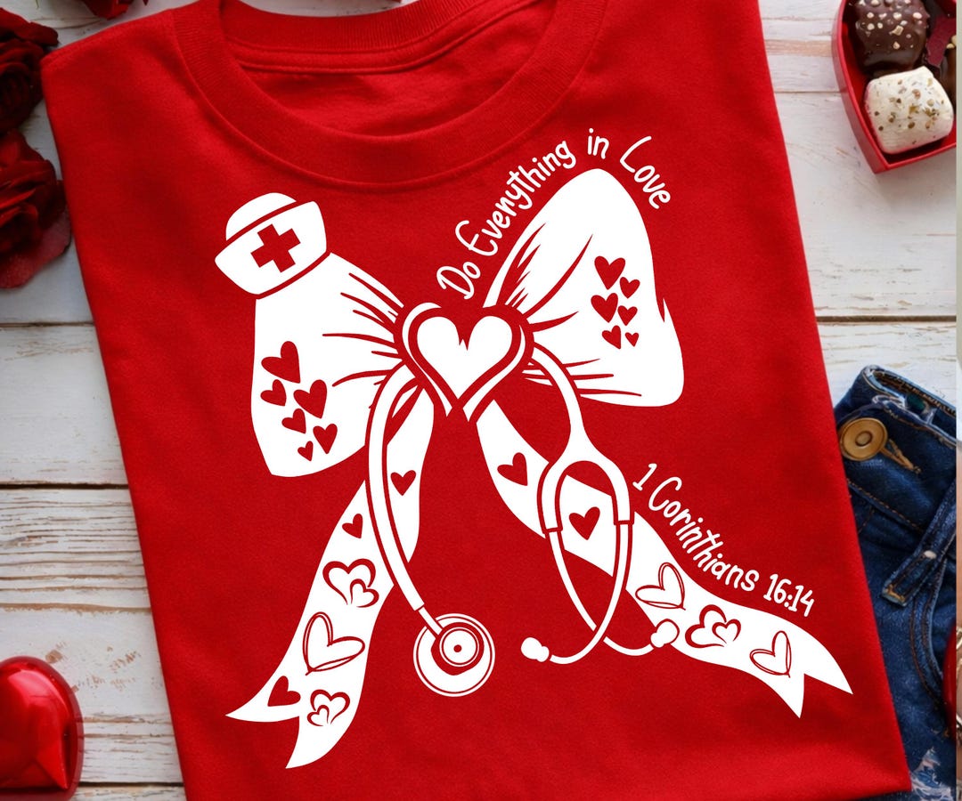 Nurse Valentines Svg, Valentine's Day Nurse Svg, Valentines Cna Svg Png ...
