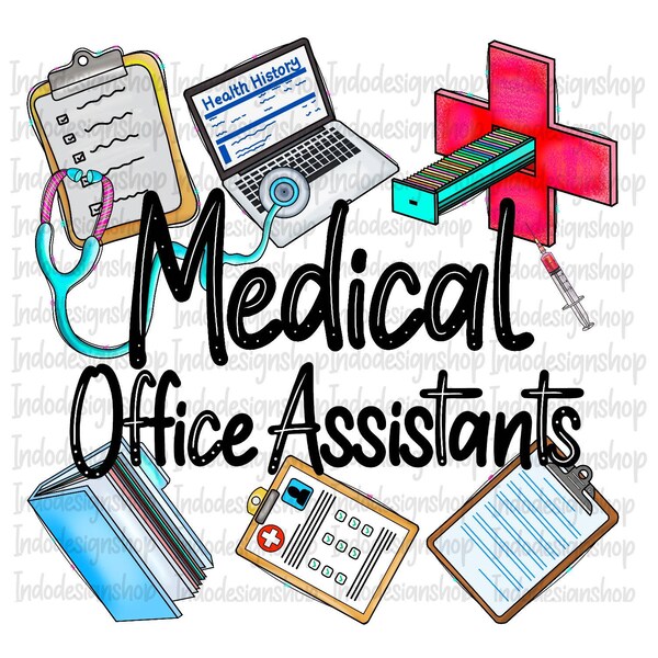 Medical Office Assistants png sublimation design, Medical office assistant png sublimation file, Medical png