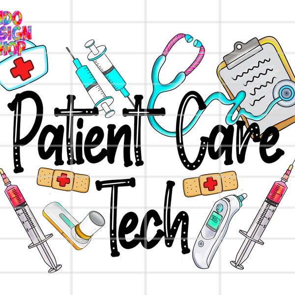 Patient Care Technician Png - Etsy
