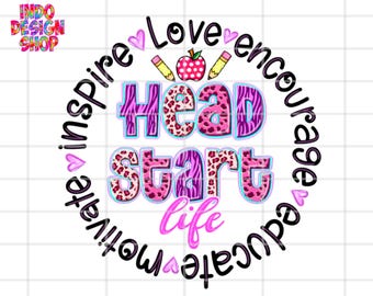 Head Start png, Welcome to head start png, Head start staff png, First day of head start png, Head start shirt sublimation dtf print png