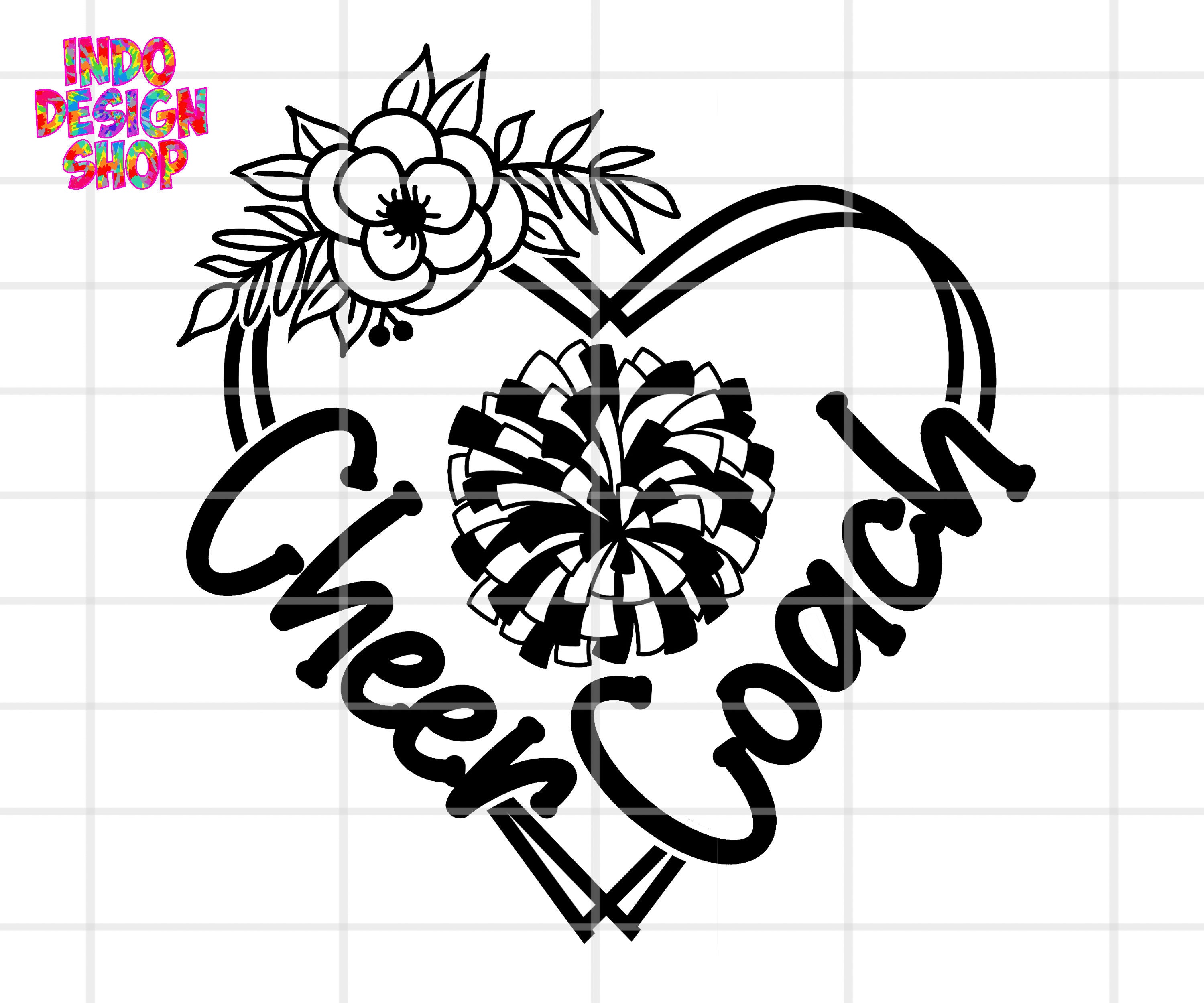 Cheer Coach Svg Cheer Coach Svg Png Floral Cheer Coach Svg - Etsy UK