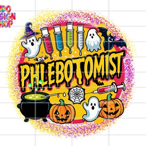 Halloween Phlebotomist png, Halloween Phlebotomist Techniker png, One spooky Phlebotomist Tech png, Halloween medizinische png, Apotheke png