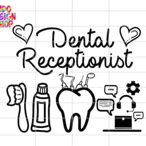 Dental Receptionist svg png, Dental Receptionist svg, Dental Receptionist png svg digital download, Dental svg png