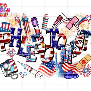 Phlebotomist 4th of july png, 4th of july Phlebotomist tech sublimation png, Patriotic Phlebotomy png and digital download design