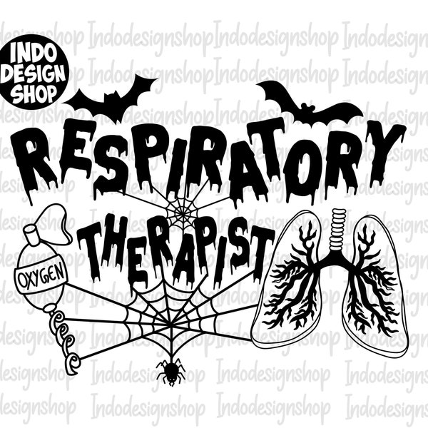 Halloween Respiratory  Therapist svg png, Halloween Respiratory Therapist svg file for cricut