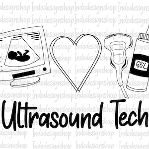Ultrasound technician png svg, Ultrasound tech svg file for cricut, Ultrasound svg png