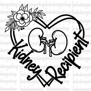 Nieren-Beschenkte SVG, Nieren-Beschenkte SVG-Datei für Cricut, Kidney svg png