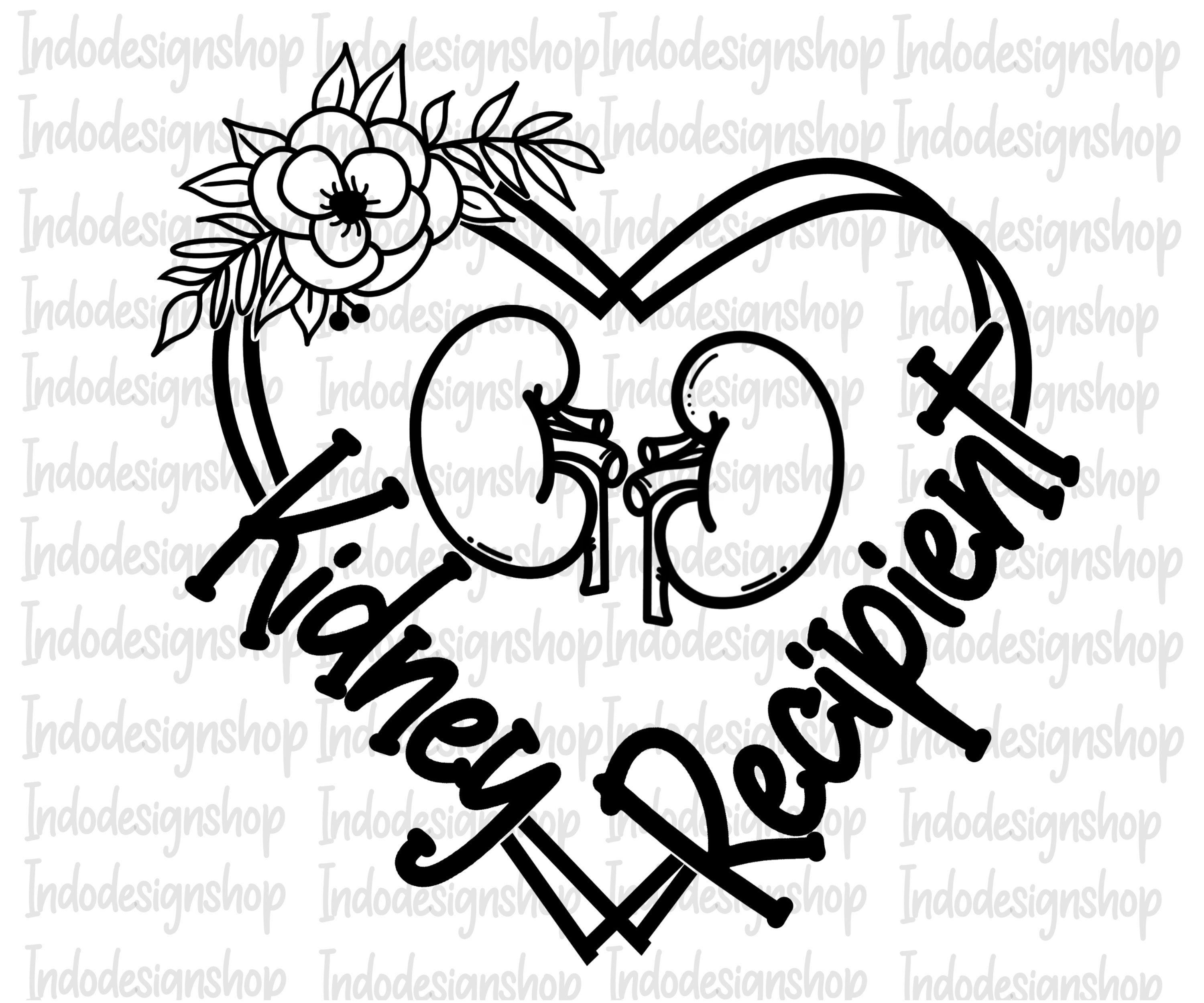 Kidney Recipient Svg Kidney Recipient Svg File for Cricut Etsy