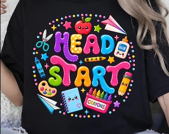 Head Start PNG, Head start teacher png, Head start crew png, Head start squad png, Early head start png sublimation design, Dtf print