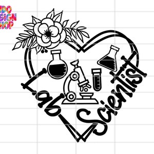 Lab Work Svgs Lab Scientist Svg Png, Lab Scientist Svg File for Cricut, Lab Scientist ...