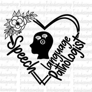 SLP svg, Speech language pathologist svg file for cricut, Speech pathologist svg
