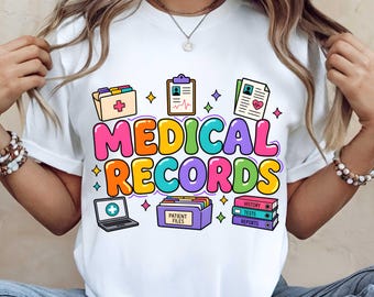 Medical records png sublimation design, Medical records png sublimation file, Medical records png