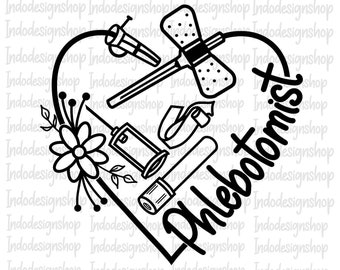 Phlebotomy svg, Phlebotomist Technician svg png, Phlebotomist Tech svg png, Lab Tech png svg, Floral Butterfly needle svg, Phlebotomist pdf