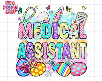 Easter Medical assistant png, Every bunny's favourite Medical assistant png sublimation file, Medical assistant Easter sublimation design