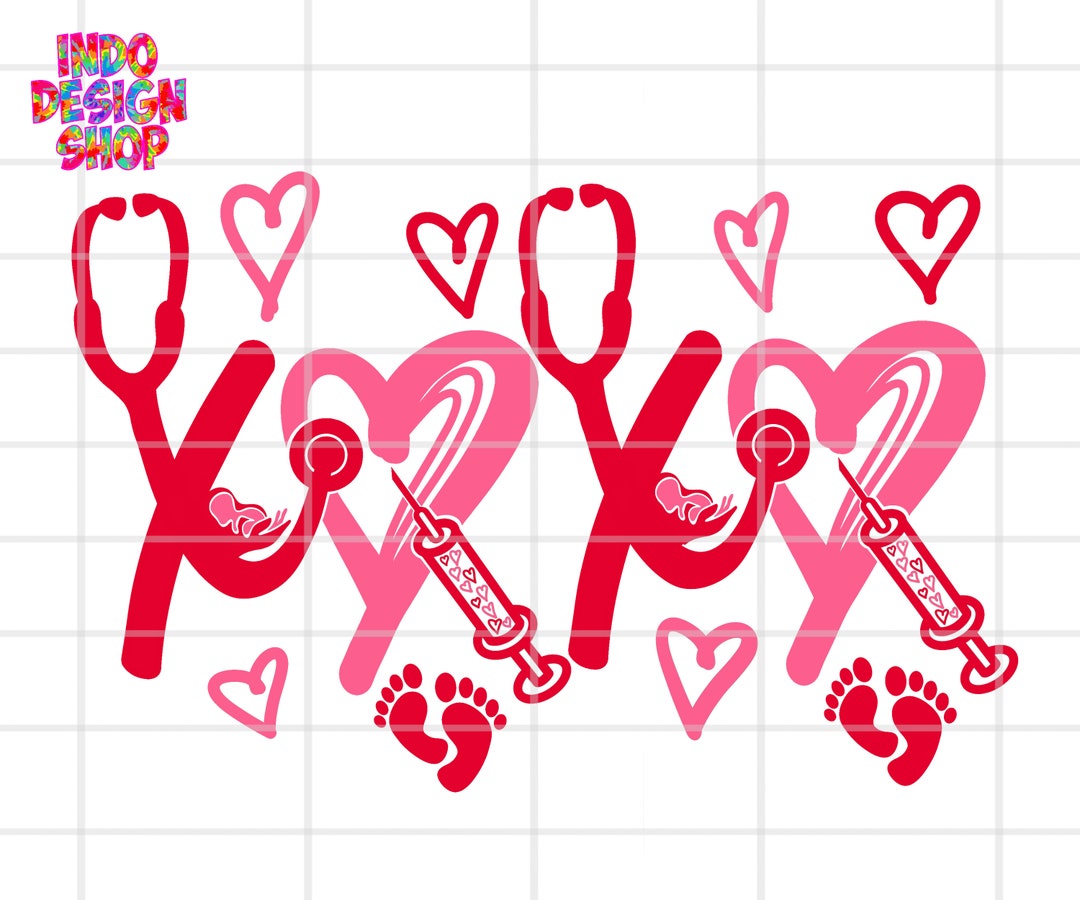 Valentines Nicu Nurse Svg, Nicu Valentines Svg, Valentines Medical Svg ...