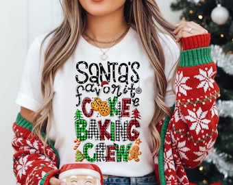 Cookie baking crew PNG, Christmas baking squad png sublimation design, Cookie baking crew png, Holiday shirt png, Baking spirit bright png