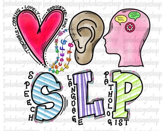 Slp typography png - Etsy Nederland