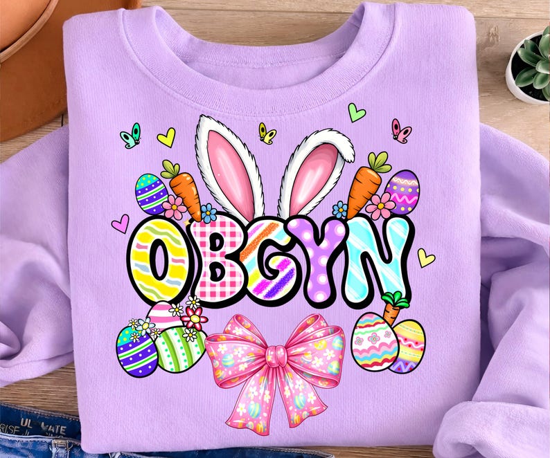 Easter Obgyn Png, Easter Obstetrics and Gynecologist Png Sublimation ...