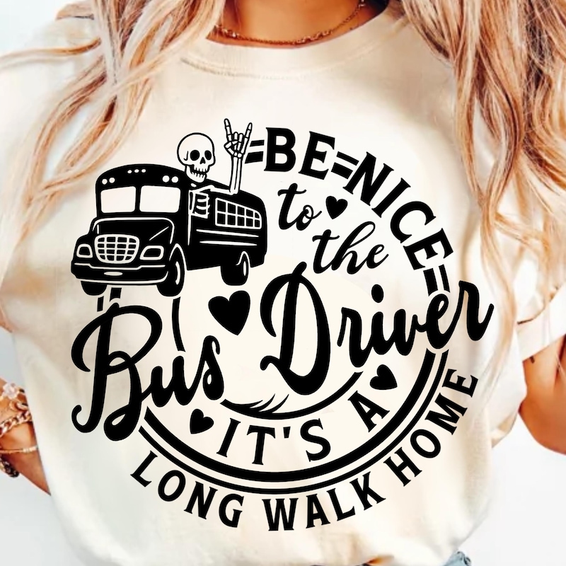Bus Driver Svg - Etsy