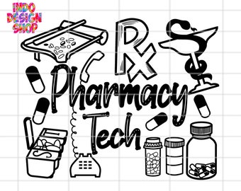 Pharmacist svg, Pharmacy svg, Pharmacy Tech svg png, Pharmacist Tech svg, Pharmacy Tech svg files, Pharmacy tech svg file for cricut