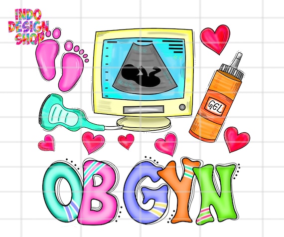 Obgyn png, Obstetrics and gynecologist png sublimation design, Obgyn sublimation design and digital download, OB/GYN png