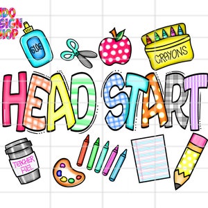 Head Start png, Head start teacher png, Head start crew png, Head start squad png, Early head start png sublimation design and digital file