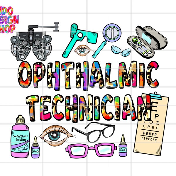 Ophthalmic technician png, Ophthalmic technician png, Optometry png, Ophthalmology  technician png sublimation png and digital file