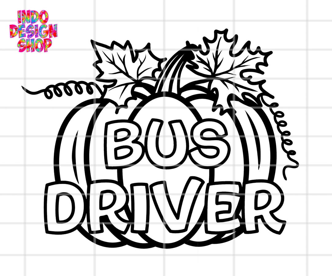 Bus Driver Fall Svg Png, Fall Bus Driver Svg Png, Thanksgiving Bus ...