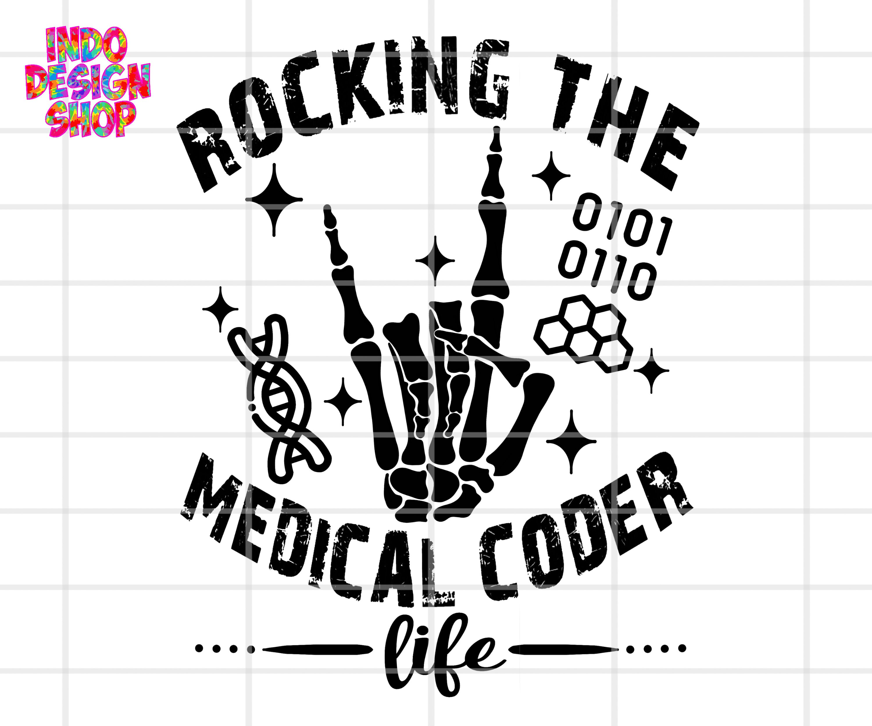 Medical Coder Svg Medical Coding Svg Rocking the Medical - Etsy Canada